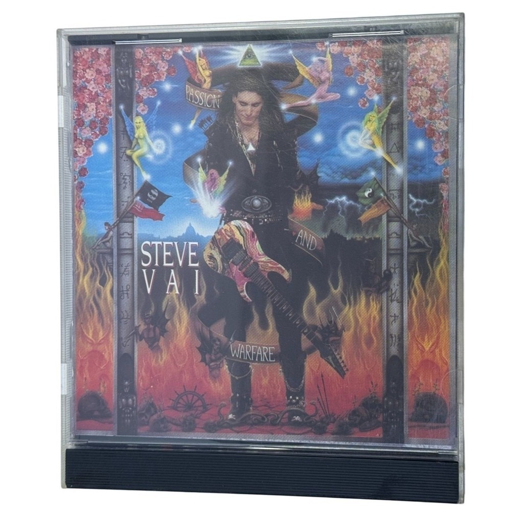 Steve Vai Passion and Warfare CD 1990 Relativity CRT-1037 Instrumental Rock